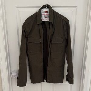 Original Use Dark Olive Shirt Jacket